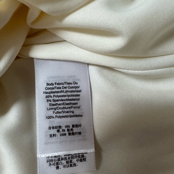 Dkny Cream Maxi Wrap Skirt Asymmetrical - Picture 9 of 9